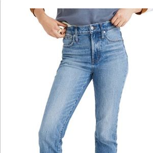 Madewell -perfect vintage raw hem jeans